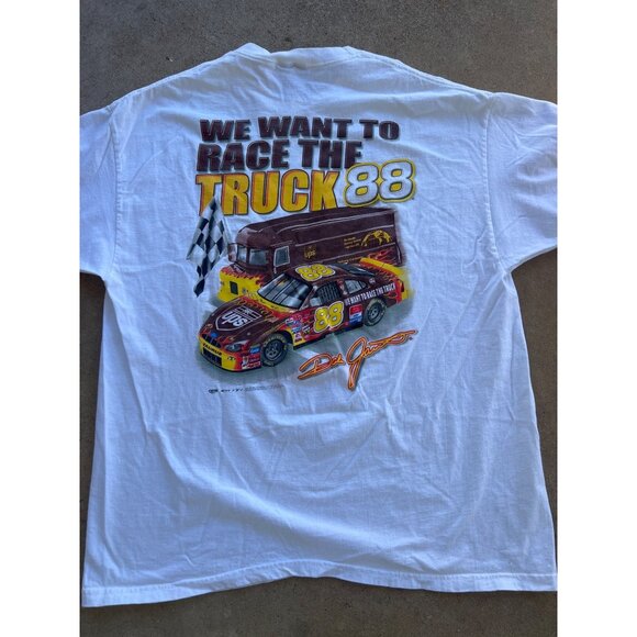 Vintage Y2K UPS Racing Nascar Graphic T-Shirt Chase Authentics Large A4 - Picture 1 of 6